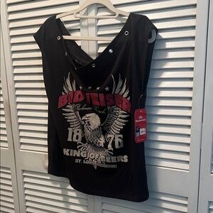 #1564**Budweiser Black Graphic Women's Top